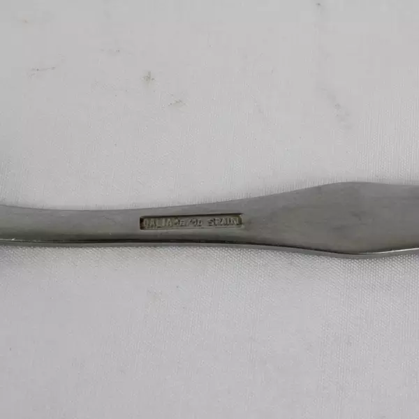 Dalia Teaspoon Cello Pattern Stainless Steel 6 3/8" Made in Spain