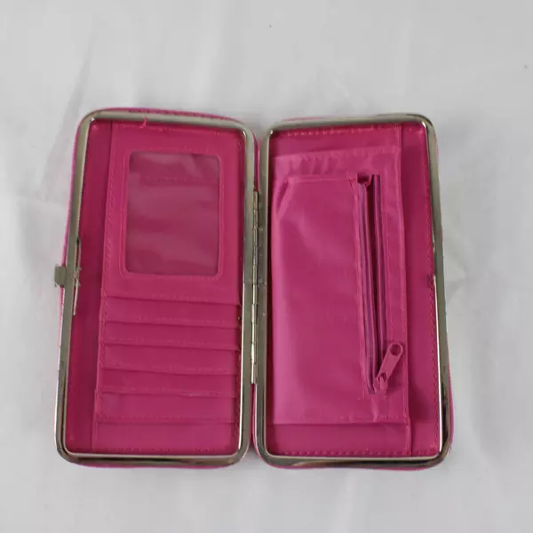 Flower Power Wallet Style Protective Case or Card Holder Slim Cover Peace Pink