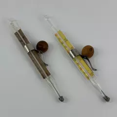 Lot of 2 TCA Model 267 H Glass Candy, Icing, Deep Fry Thermometers