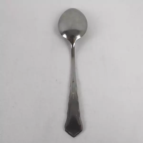 Dalia Soup Spoon Consul Pattern Stainless Steel 7 1/4" Made in Spain