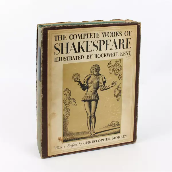 Vintage The Complete Works Of William Shakespeare HC Cardboard Sleeve 1936