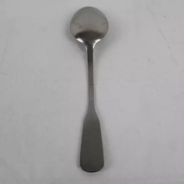 Dalia Oval Soup Spoon Europa Pattern Stainless Steel 7 1/2" Made in Spain