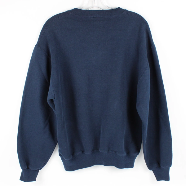 Russell Athletic Sweater Adult M Dark Blue Pullover Sweatshirt Flaw