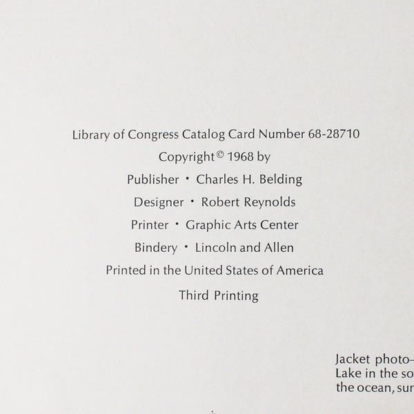 Vintage Oregon by Ray Atkenson and Carl Gohs 1968 Hardcover No Dust Jacket