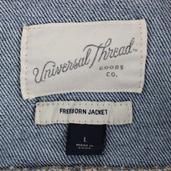 Universal Thread Denim Jacket Women's L Light Wash