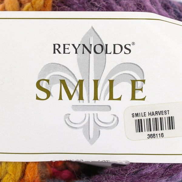 Lot of 2 Reynolds Smile Acrylic Wool Blend Yarn Skeins Multicolor Harvest