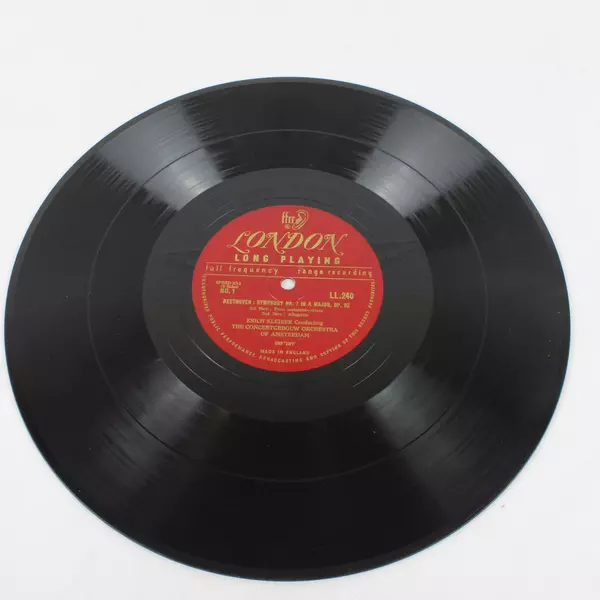 Beethoven Symphony No. 7 Erich Kleiber Amsterdam Orchestra LP