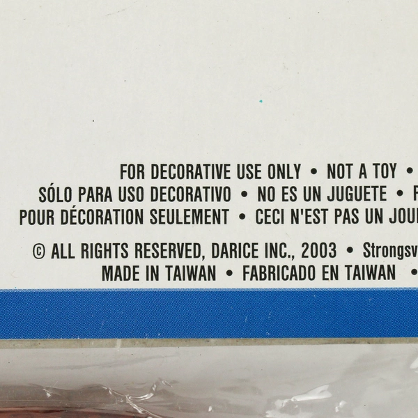 New Sealed Darice Craft Designer Tortoiseshell Plastic Purse Handle