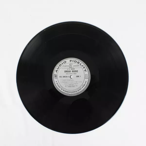 Bach Organ Music Stereo Vinyl Anton Heiller Organist 1st Component Series