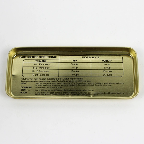 Pillsbury Hungry Jack Pancake Mix Empty Tin
