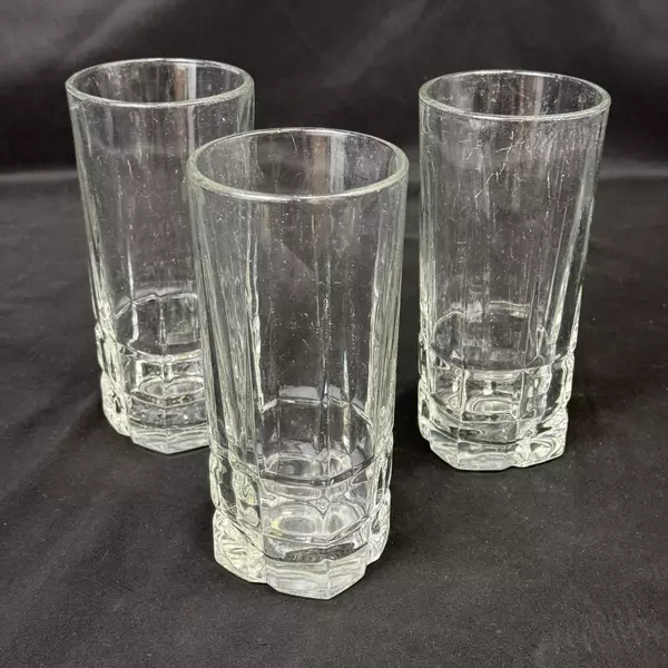 3 Libbey Squire Cooler Tumbler Glasses