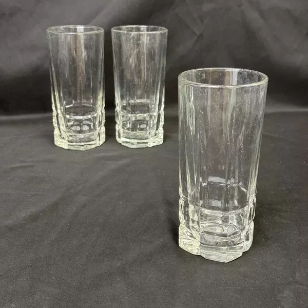 3 Libbey Squire Cooler Tumbler Glasses