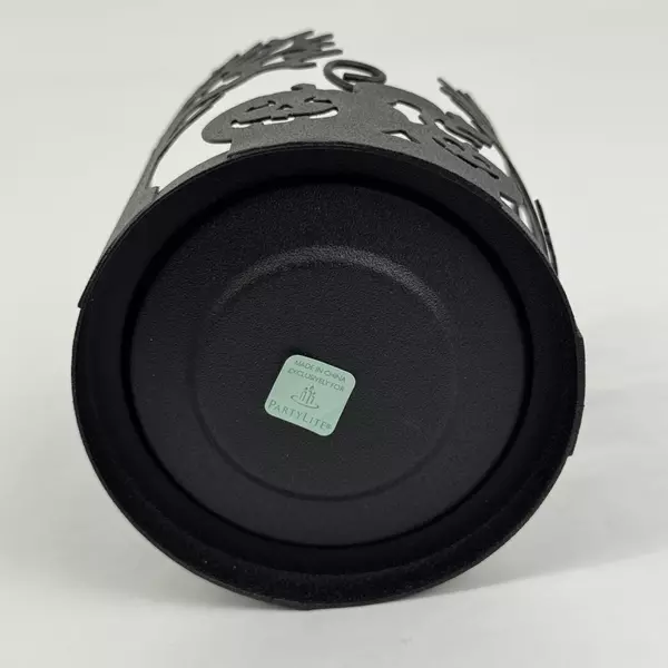 PartyLite Spooky Trees Metal Halloween Pillar or Votive Candle Holder