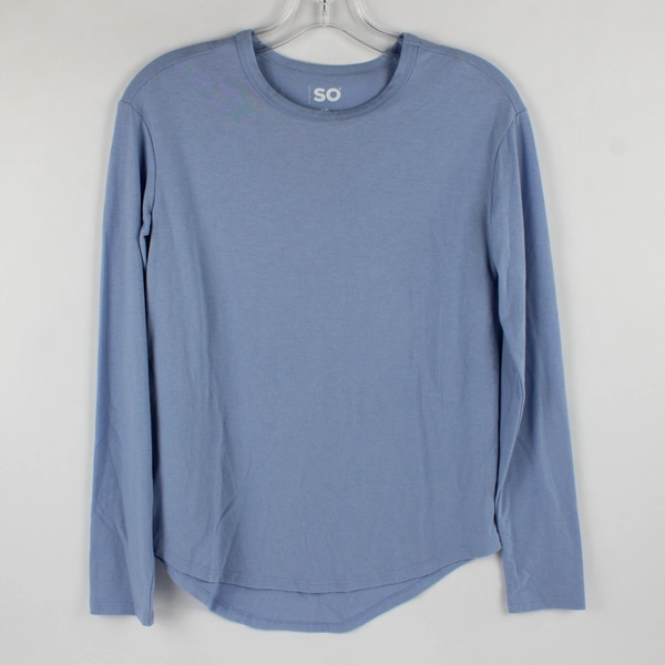 SO Goods For Life Women's XS Blue Long Sleeve T-Shirt 
