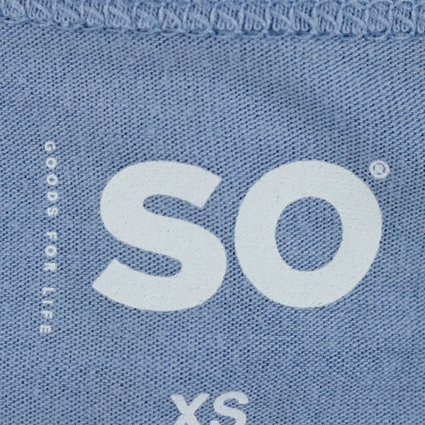 SO Goods For Life Women's XS Blue Long Sleeve T-Shirt 