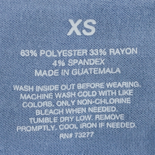 SO Goods For Life Women's XS Blue Long Sleeve T-Shirt 