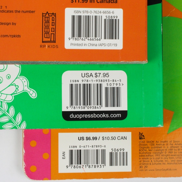 Lot of 3 Children's Board Books 2 ABC Books 1 Garden Bugs Contrast Book