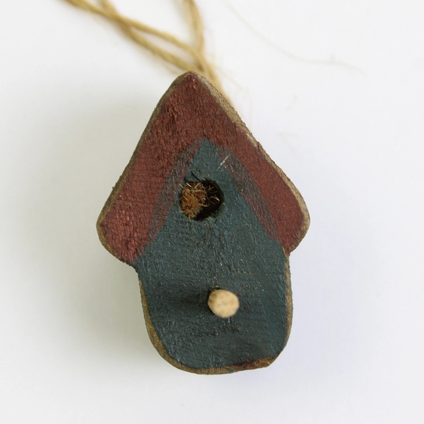 Painted Canvas Folk Art Decorative Pull Toy Cat Figure 9"