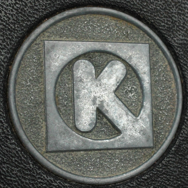Set of 4 Circle K Weighted Metal Drink Coasters 4"