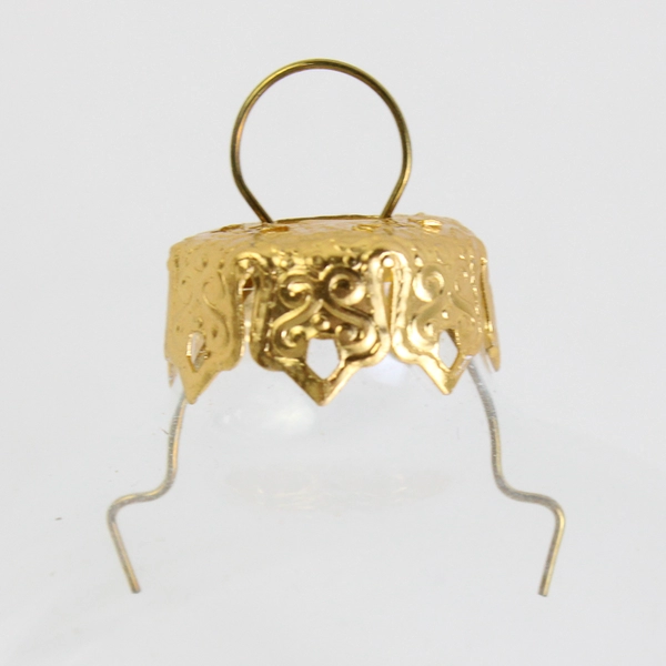 Lot Of 4 Unbranded Small Clear Glass Ornament Round Balls Simple 2.5" Diameter