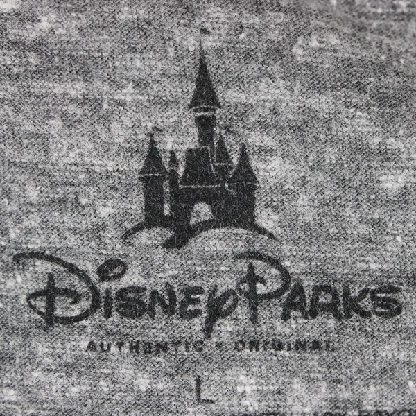 Disney Parks Women's L Mickey & Minnie Mouse Gray with Red Details