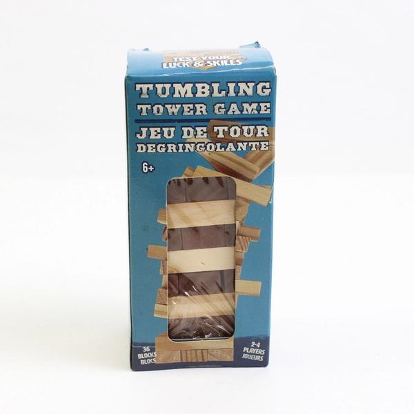 Greenbrier International Inc Tumbling Tower Game Wood Blocks 36 Pcs 2-4 Players