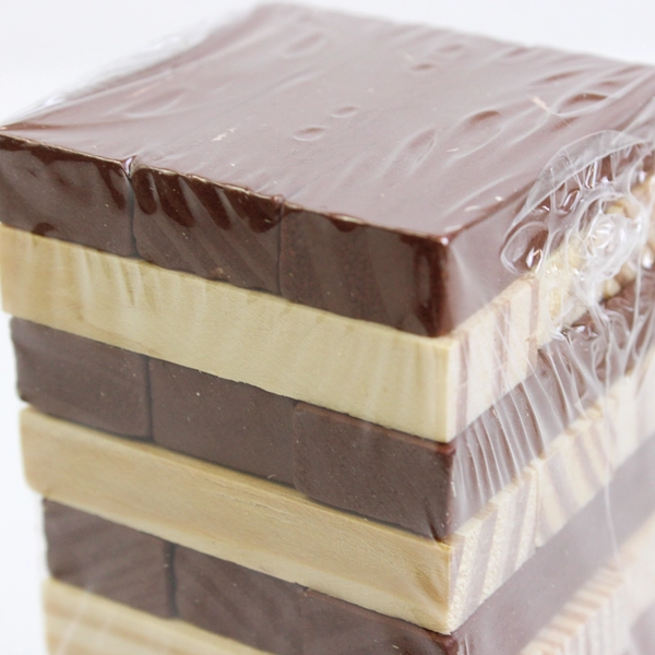 Greenbrier International Inc Tumbling Tower Game Wood Blocks 36 Pcs 2-4 Players