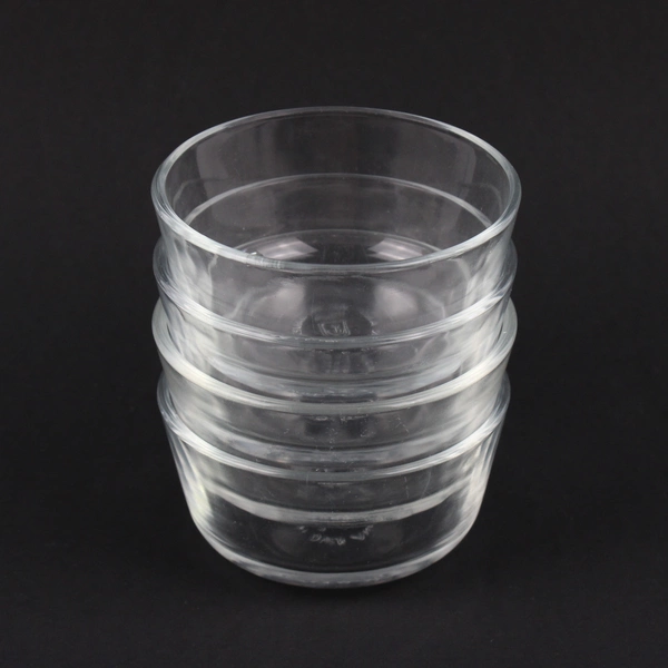 Set of 4 Anchor Hocking Clear Glass Prep Bowls 434