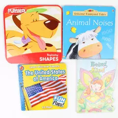 Lot of 4 Early Reader Board Books For 3 and Older