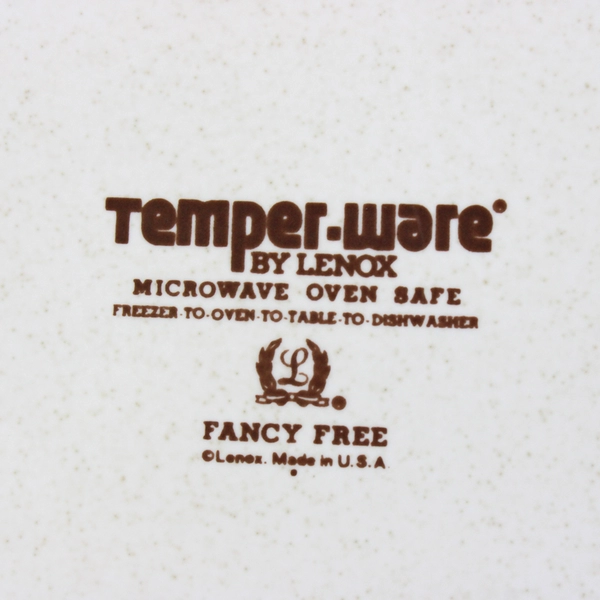 Lot Of 3 Lenox Temperware Fancy Free Pattern Ceramic Coupe Cereal Bowl 6.25"