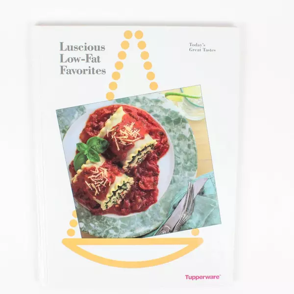 Tupperware Luscious Low-Fat Favorites Features Today's Great Tastes 1993 HC