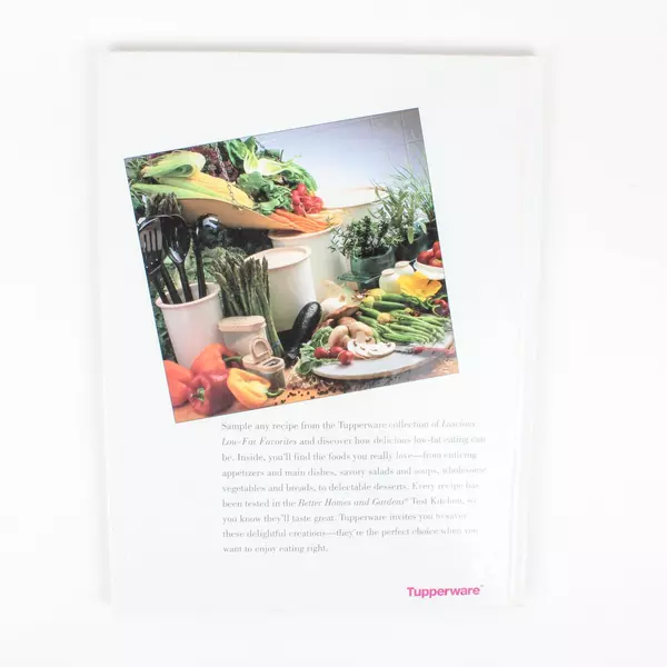 Tupperware Luscious Low-Fat Favorites Features Today's Great Tastes 1993 HC