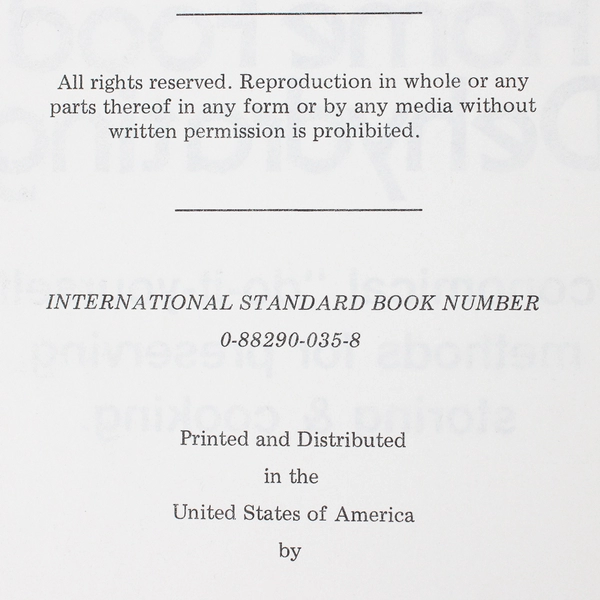 Home Food Dehydrating by Jay and Shirley Bills 1974 Spiral Bound Paperback