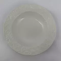 Mikasa English Countryside Round Vegetable Serving Bowl 9.25 Inch White DP900