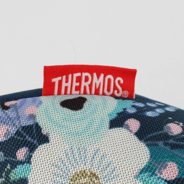 Raya by Thermos Blue Floral Insulated 9-Can Soft Tote Bag