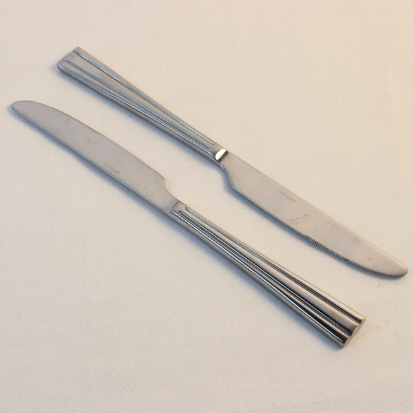 Lot Of 5 Oneida Silver Aldwych (Stainless) Flatware Solid Dinner Knive 9.5" Long