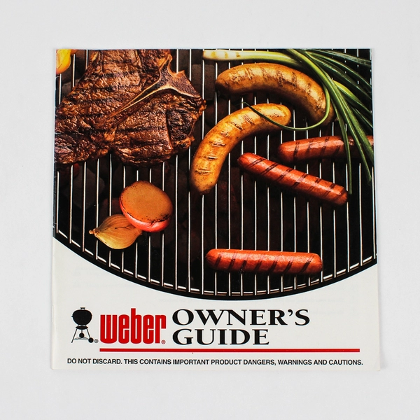 Weber Owner's Guide Instructions & Recipes 1994 Paperback