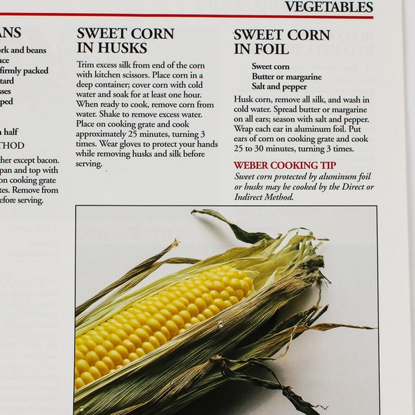 Weber Owner's Guide Instructions & Recipes 1994 Paperback