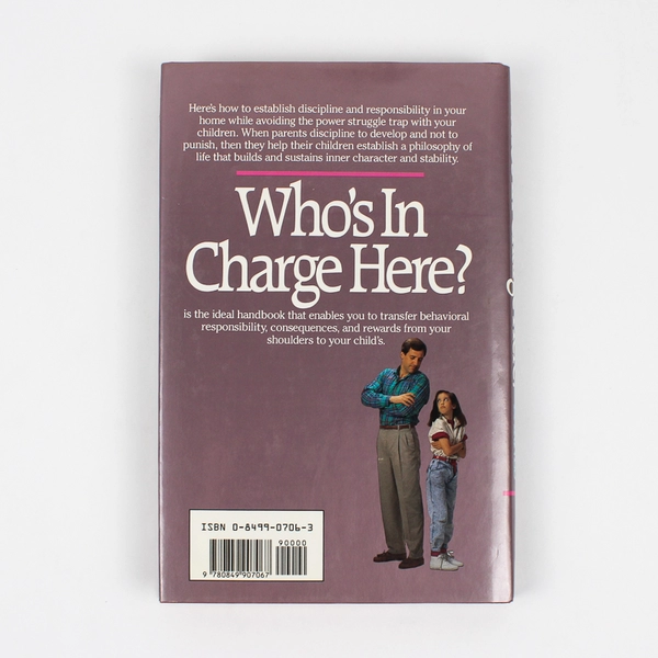 Who's in Charge Here? Overcoming Power Struggles Robert G Barnes Jr 1990 HC DJ