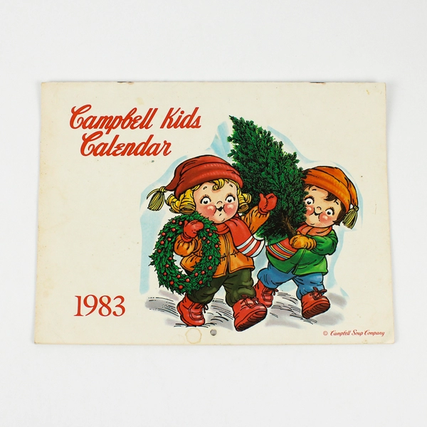 Vintage Campbell Kids Calendar 1983 From the Campbell Soup Company Unused
