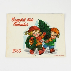 Vintage Campbell Kids Calendar 1983 From the Campbell Soup Company Unused