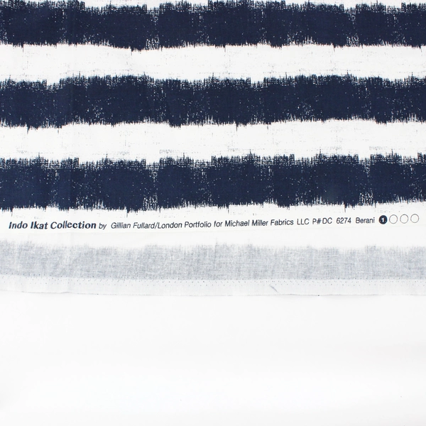 Gillian Fullard for Michael Miller Fabrics Indo Ikat Berani Cotton 2 Yds x 45"