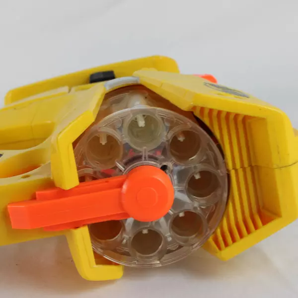 Nerf N-Strike Firefly REV-6 Dart Blaster Yellow Black 2005 Pre-Owned No Darts