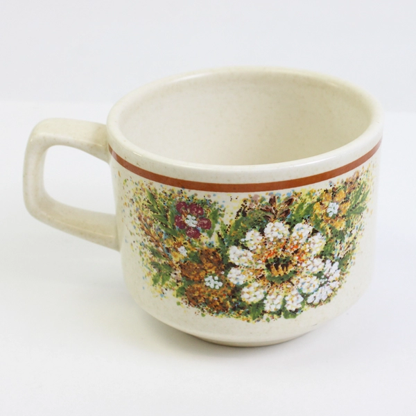 9 Piece Set VTG Lenox Temperware Magic Garden Coffee Cups and Saucers