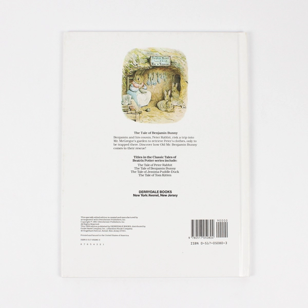 The Tale of Benjamin Bunny by Beatrix Potter 1992 Edition Hardcover
