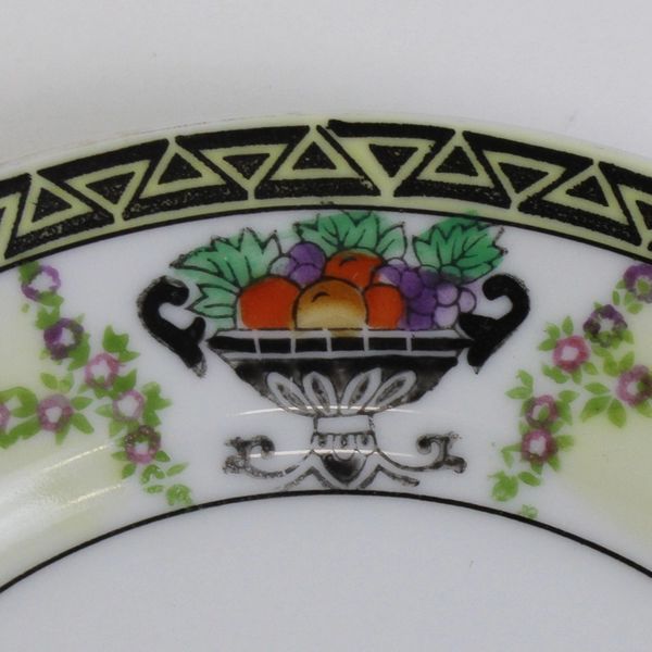 Set of 6 Noritake Dessert Plates Japan Porcelain Hand Painted Vintage