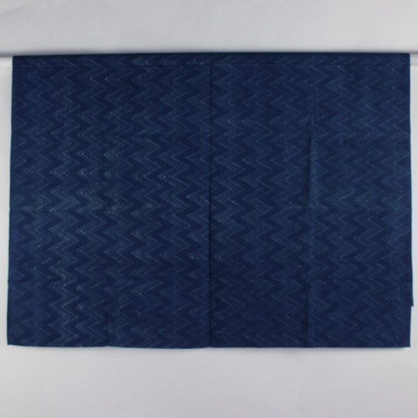 Blue Tribal Chevron Pattern Quilting Cotton Fabric 63" L x 47" W