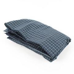 Blue Geometric Pattern Quilting Cotton Fabric 3 Yds x 45" W