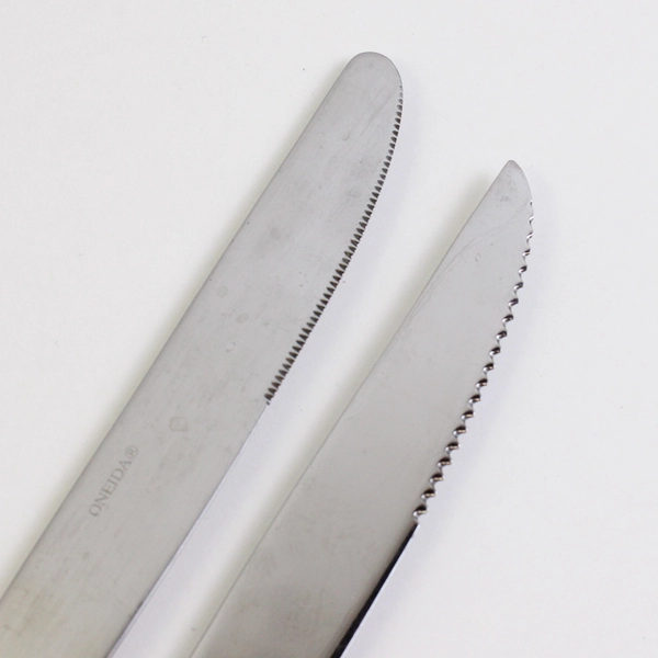 Lot Of 4 Oneida Silver Aldwych Stainless Flatware Solid Dinner Knives 9.5" Long