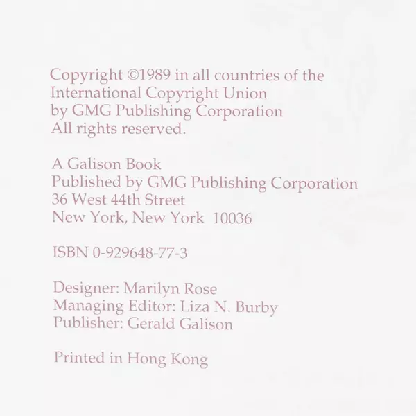 Flowers Address Book 1989 Tabbed Hardcover Spiral Bound From GMG Publishing